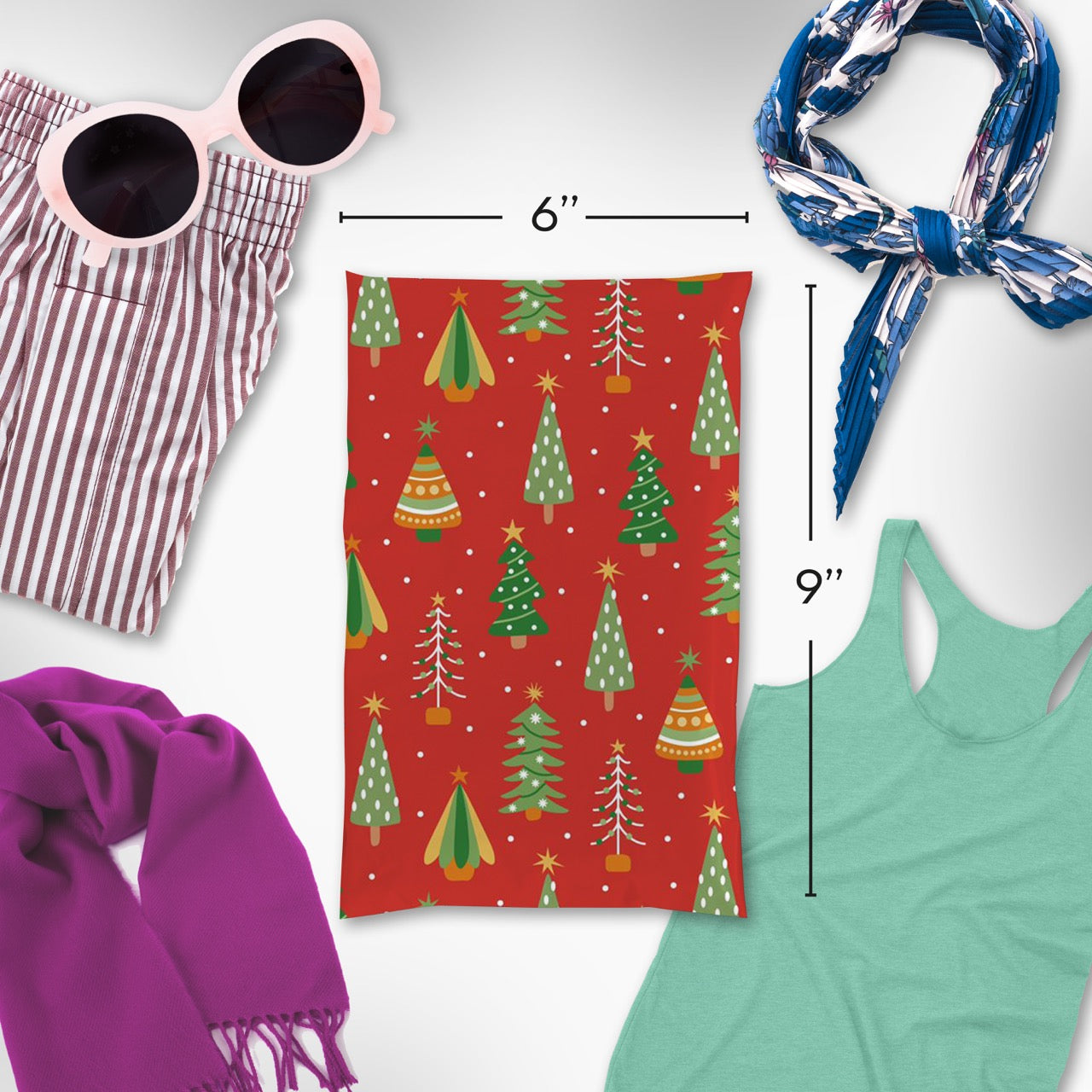 6x9 Poly Mailers for Holiday Trees - Eco-Friendly Shipping Envelopes for Christmas Decorations & Gifts