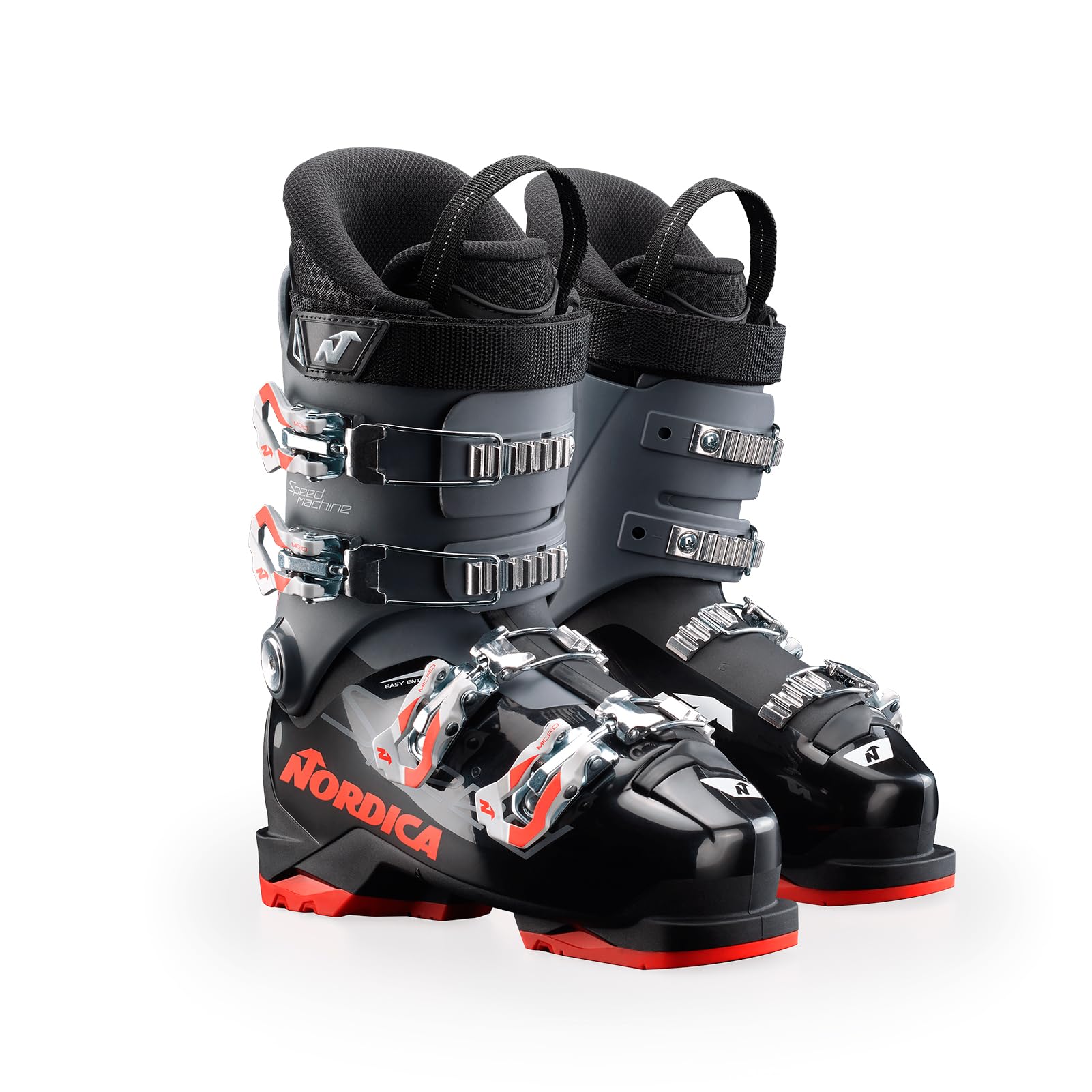 Nordica Speedmachine J4 Kids Alpine Ski Boots - Lightweight & Comfortable for Young Skiers - Perfect for Downhill Skiing & Winter Sports
