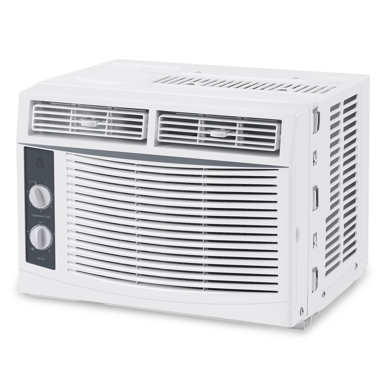 Energy Efficient White Window Air Conditioner - Cool & Quiet AC Unit for Home, Office, Bedroom - Easy Installation & Remote Control (Ideal for Small to Medium Rooms)