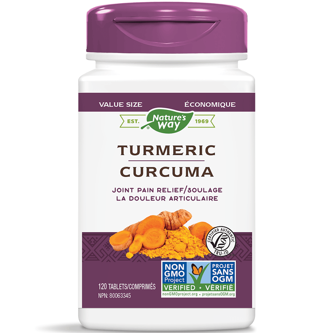 Nature's Way Turmeric Curcumin Supplement with Black Pepper Extract - 60 Vegan Capsules for Joint Support & Inflammation Relief - Perfect for Active Lifestyles & Daily Wellness