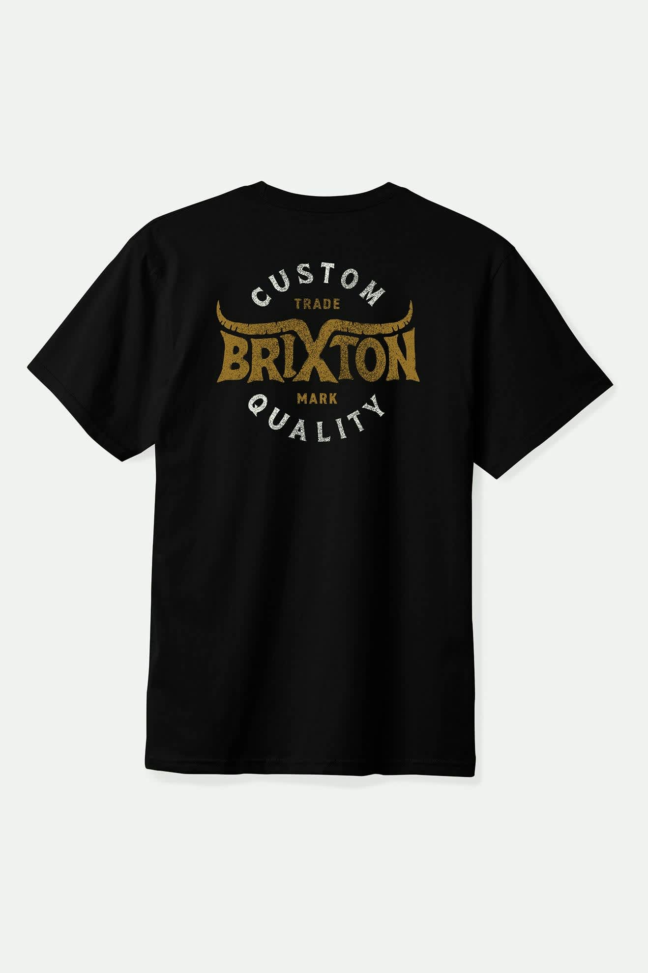 Gibson Short Sleeve Standard T-Shirt - Black Worn Wash Vintage Style | Casual Wear & Street Fashion
