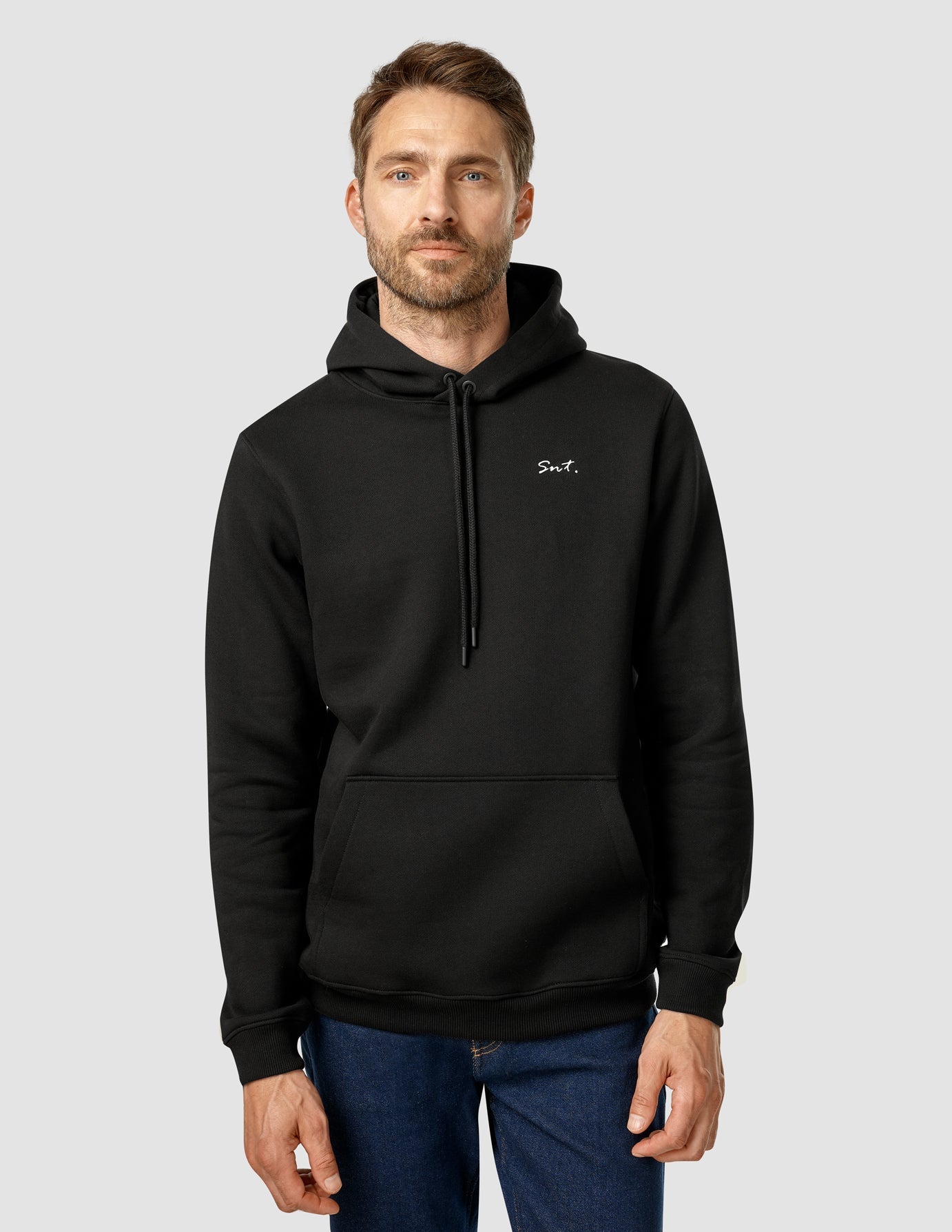 Premium Black Everyday Hoodie for Men & Women - Soft & Comfortable Pullover Sweatshirt - Perfect for Casual Wear, Gym, and Outdoor Activities