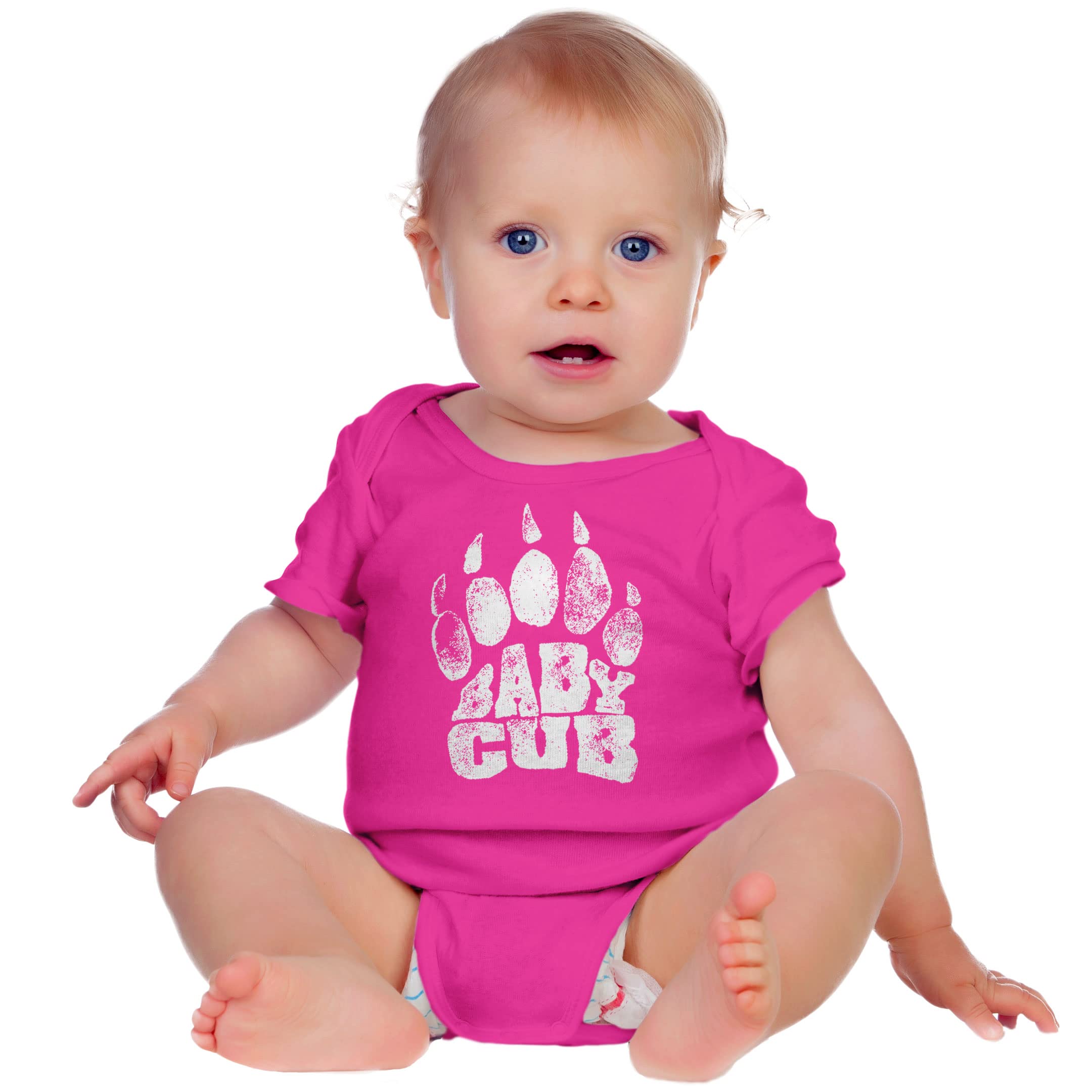 Texas Tees Baby Onesie - Pink Sister Bear Shirt 3-6 mo for Newborn Gifts