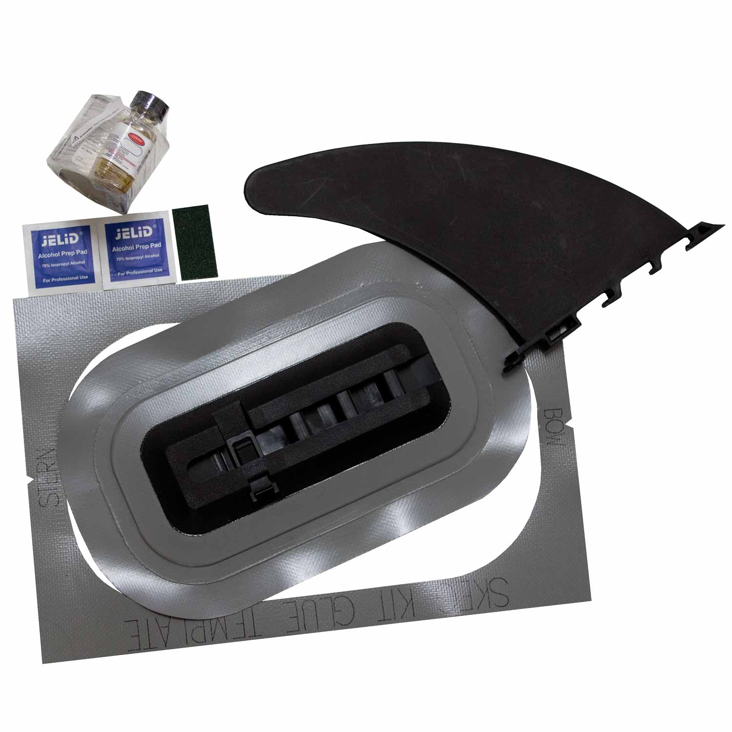 AIRE Plastic Skeg Retrofit Kit for Kayaks & Canoes - Upgrade Your Watercraft Stability for River Rafting, Fishing & Outdoor Adventures