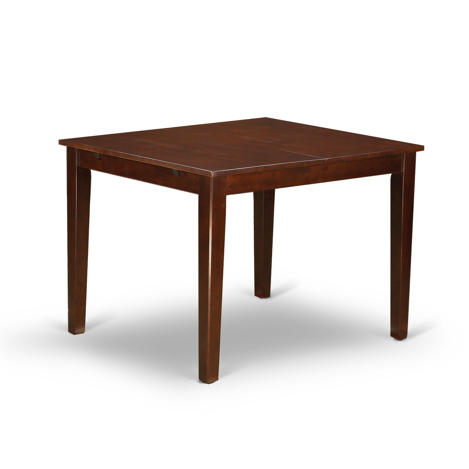 East West Furniture 5-Piece Mahogany Dining Set with Butterfly Leaf Table & 4 Linen Chairs - 32x54 Inch - Perfect for Small Kitchens, Breakfast Nooks & Cozy Family Meals