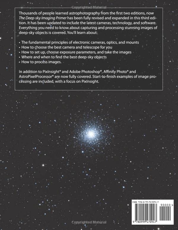The Deep Sky Imaging Primer, Third Edition - Astrophotography Guide for Beginners & Experts - Perfect for Stargazing & Night Sky Photography