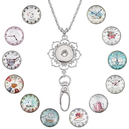 1+12 Clock Button Lanyard