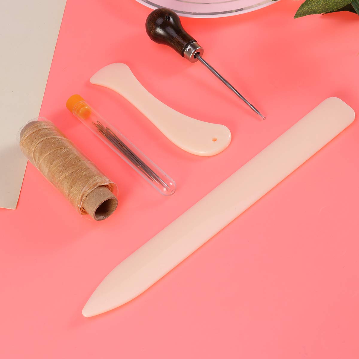 Complete Set of Sewing Supplies & Bookbinding Tools for DIY Crafts, Book Repair, and Scrapbooking Projects