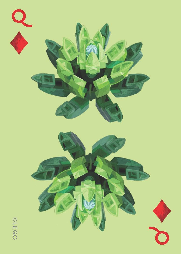 LEGO® Botanical Playing Cards – Beautiful Floral Design Deck for Card Games, Collectors & Gifts | Perfect for Poker, Magic Tricks, Family Game Nights & LEGO® Fans