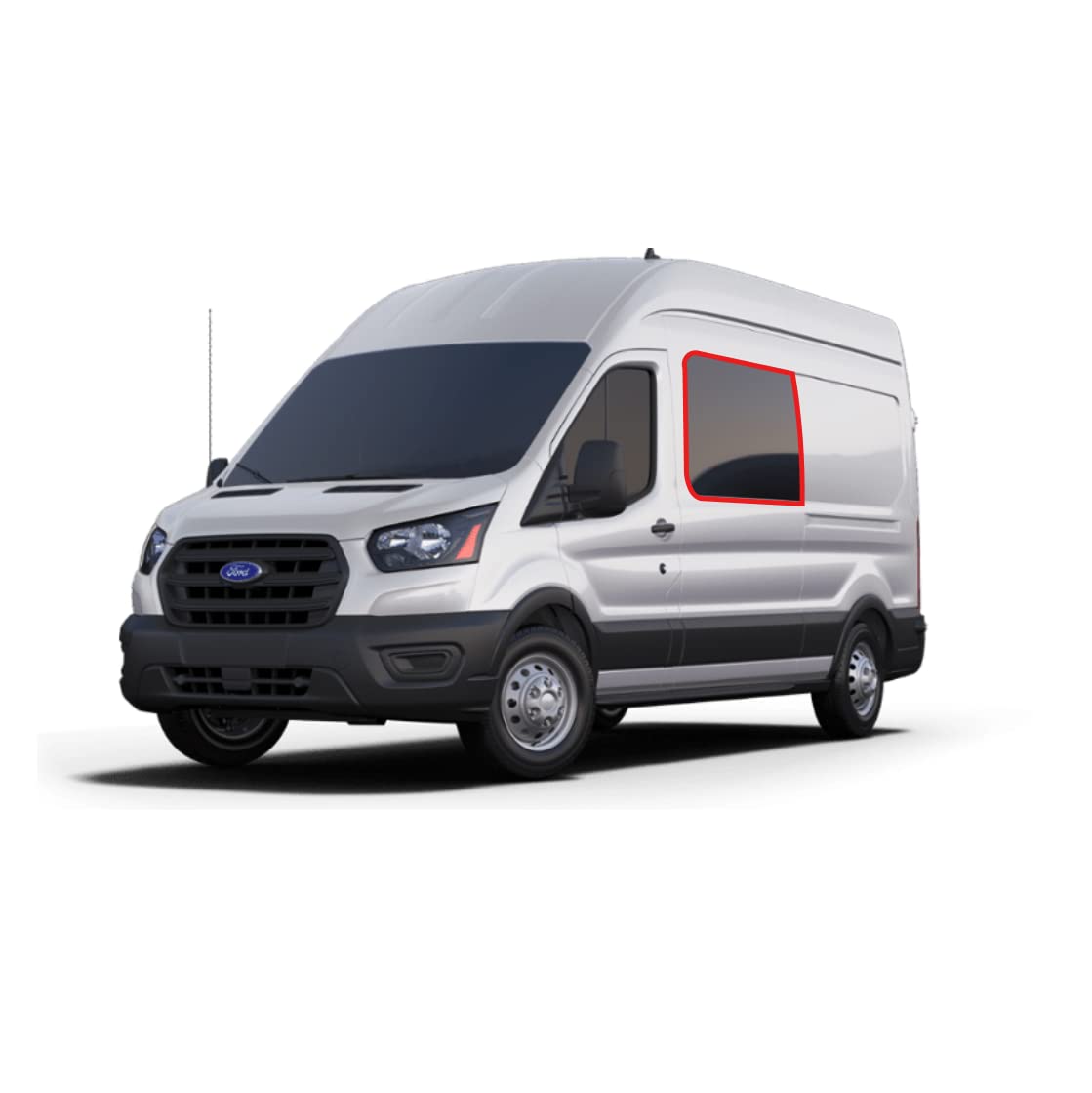 VanEssential Insulated Blackout Crew Window Cover for Ford Transit Van 2015-Present (Cool Gray) - Thermal Insulation, Privacy, Light Blocking - Perfect for Camping, Road Trips & Van Life