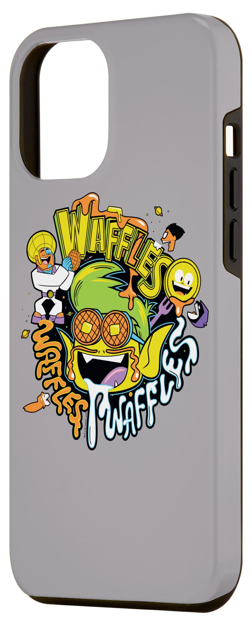 iPhone 12 Pro Max Case - Teen Titans Go! Beast Boy Waffles Design - Shockproof Protective Cover for Daily Use, Travel & School