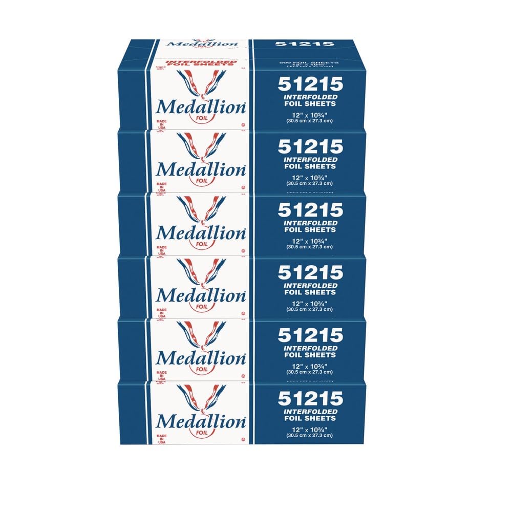 Premium Medallion Interfolded Foil Sheets - 12