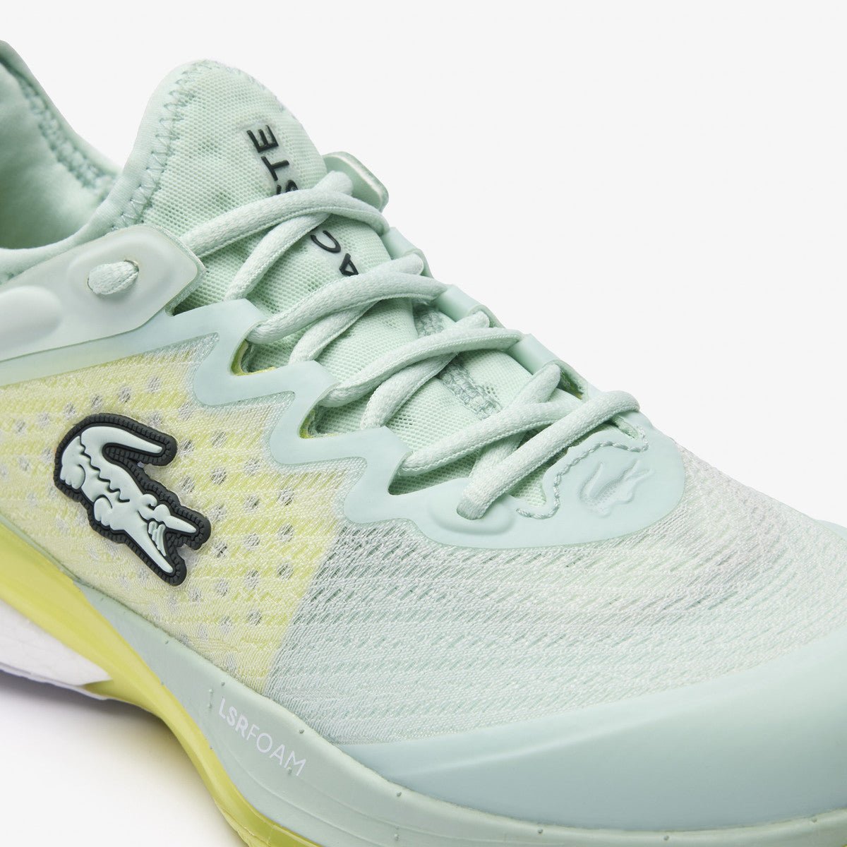 Lacoste AG LT23 Lite Women's Tennis Shoes - Lightweight Comfort for Court & Casual Wear - Turquoise & Yellow Athletic Sneakers for Tennis, Gym, and Everyday Fashion