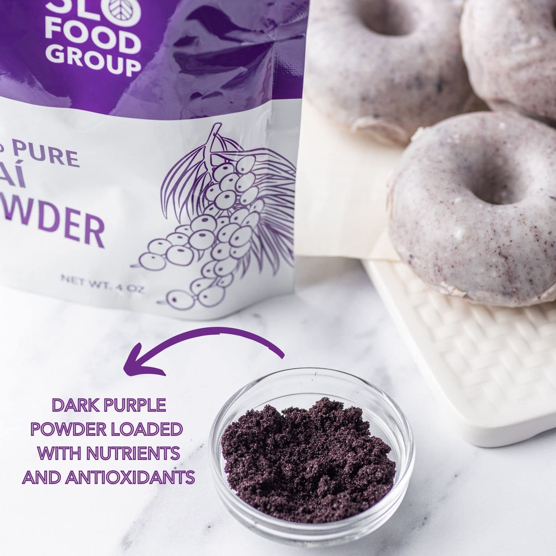 Premium Freeze Dried Acai Powder from Brazil - 100% Pure Organic Acai Berry Powder (8 oz) for Smoothies, Bowls & Superfood Drinks - Antioxidant-Rich Superfood Supplement