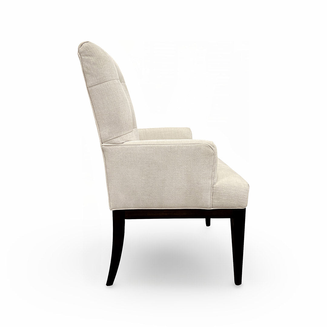 Luxury Upholstered Dining Chairs - Elegant Fabric Armchairs for Formal Dining Room, Kitchen, and Home Decor - Comfortable Seating for Dinner Parties & Family Gatherings