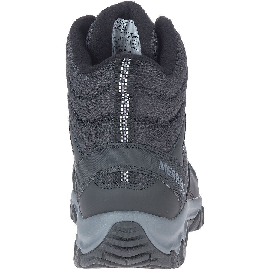 Merrell Thermo Akita Mid WP Waterproof Hiking Boots for Men - Warm Winter Snow Boots for Outdoor Trekking & Mountain Adventures