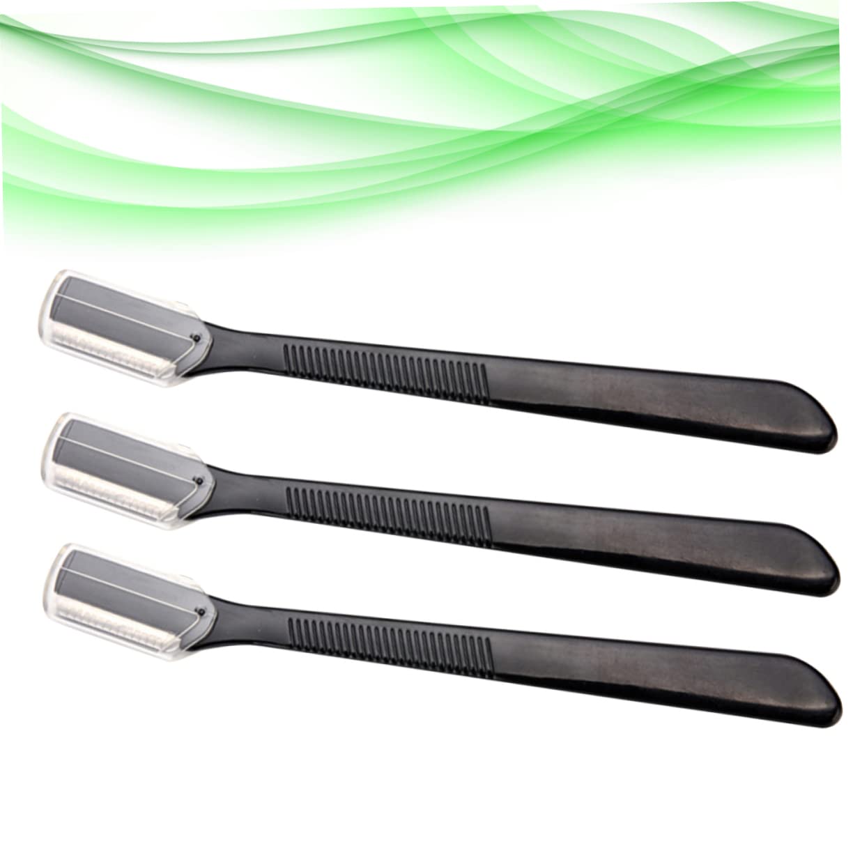 IPetboom 12-Piece Eyebrow Grooming Kit - Eyebrow Razor, Tweezers, Moisturizer, Facial Curler, Comb, Trimmer & Nose Scrubber - Black Makeup Tools for Perfect Eyebrows | At-Home & Salon Use