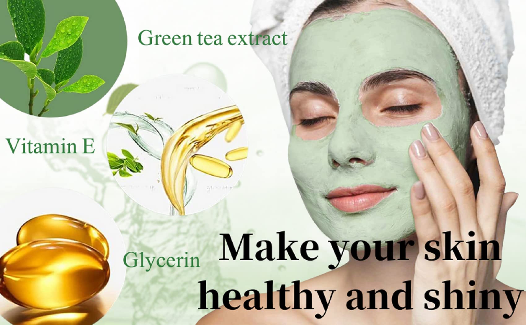 VBA Green Tea Stick Face Mask - Blackhead Remover & Acne Treatment | Oil Control & Deep Pore Cleansing | Purifying Clay Stick Mask for Men & Women (1 Pack) | Perfect for Daily Skincare & Travel