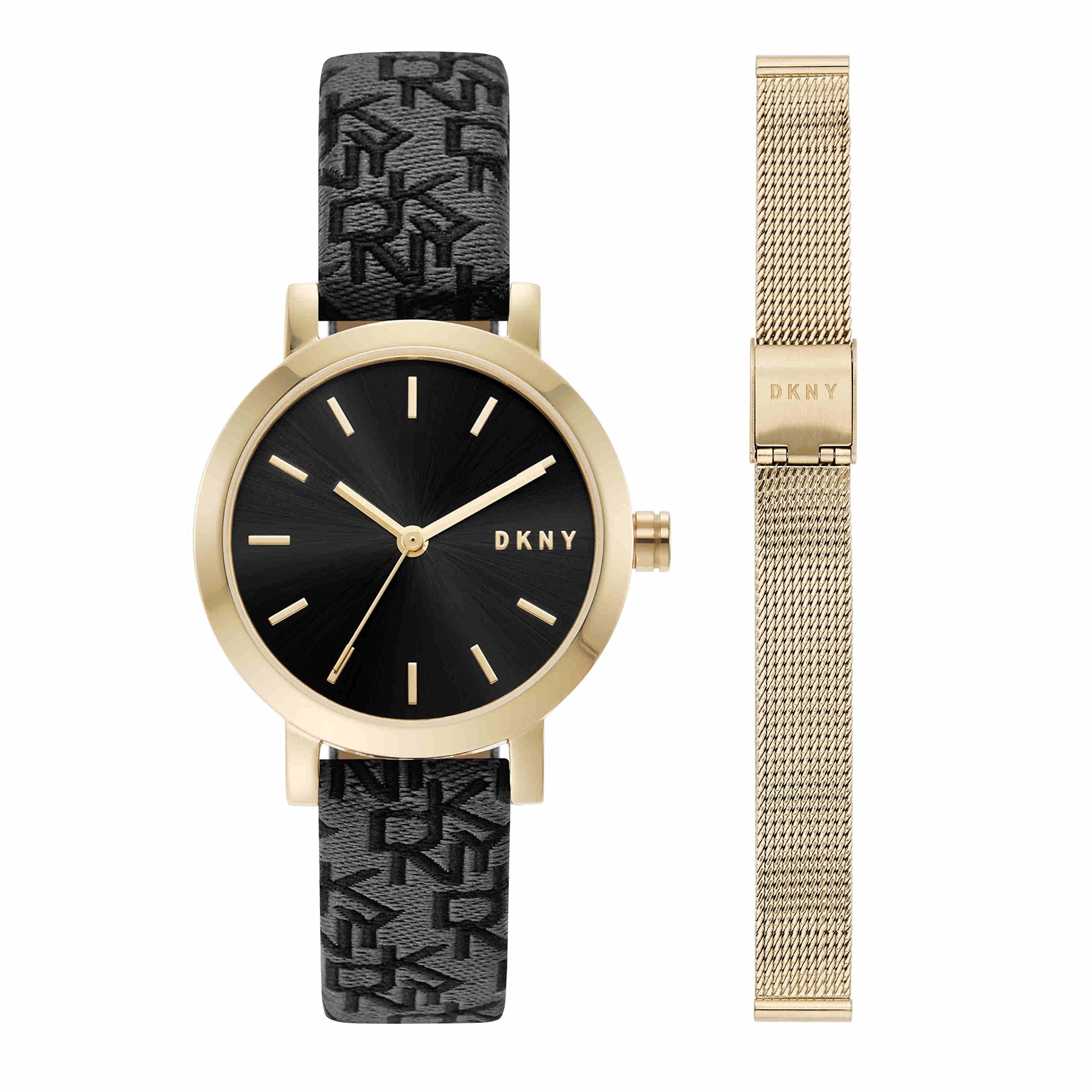DKNY Women's Soho Slim Stainless Steel Quartz Dress Watch - Elegant & Stylish Timepiece for Office, Business & Formal Occasions