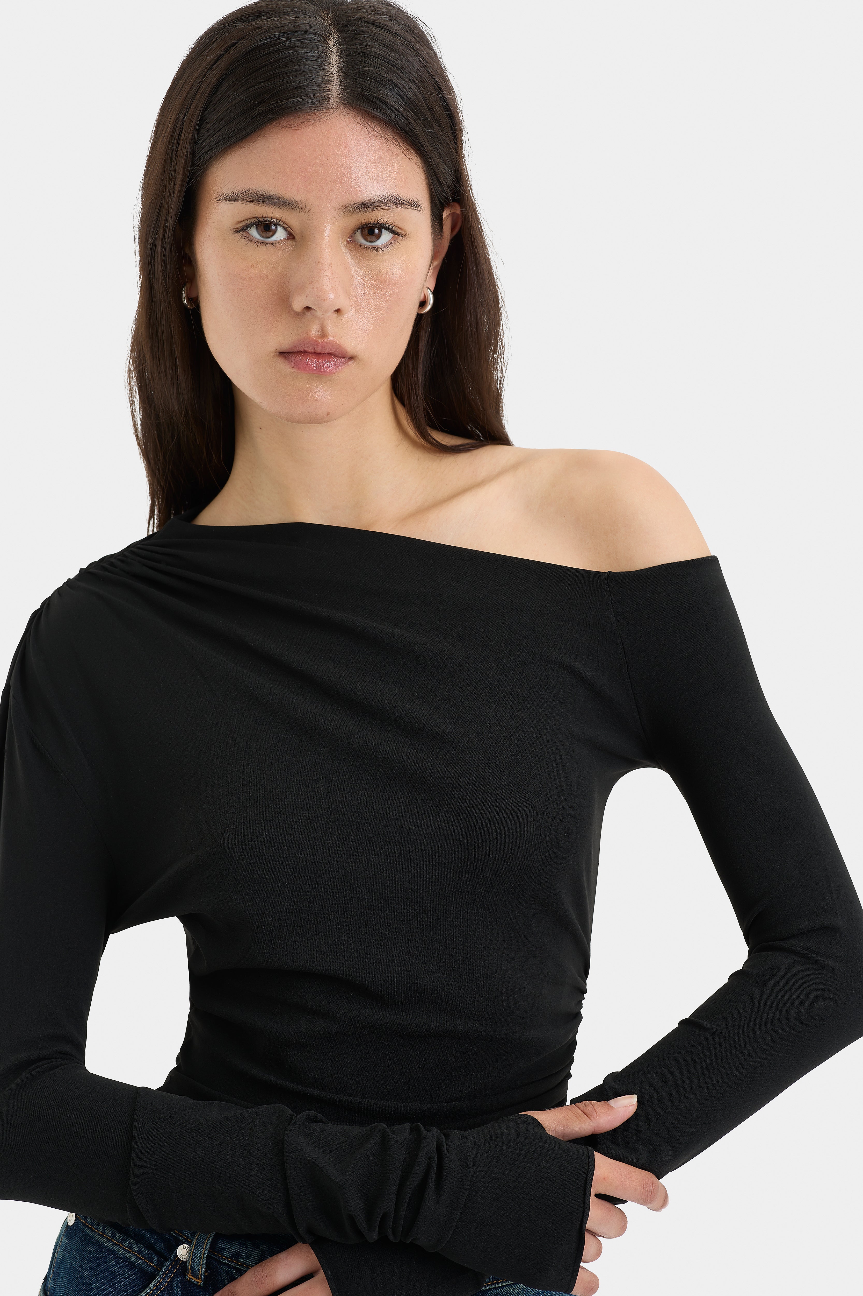 Lottie Gathered Top Women's Casual Blouse - Stylish & Comfortable Tunic Shirt for Everyday Wear | Perfect for Office, Outings & Date Nights