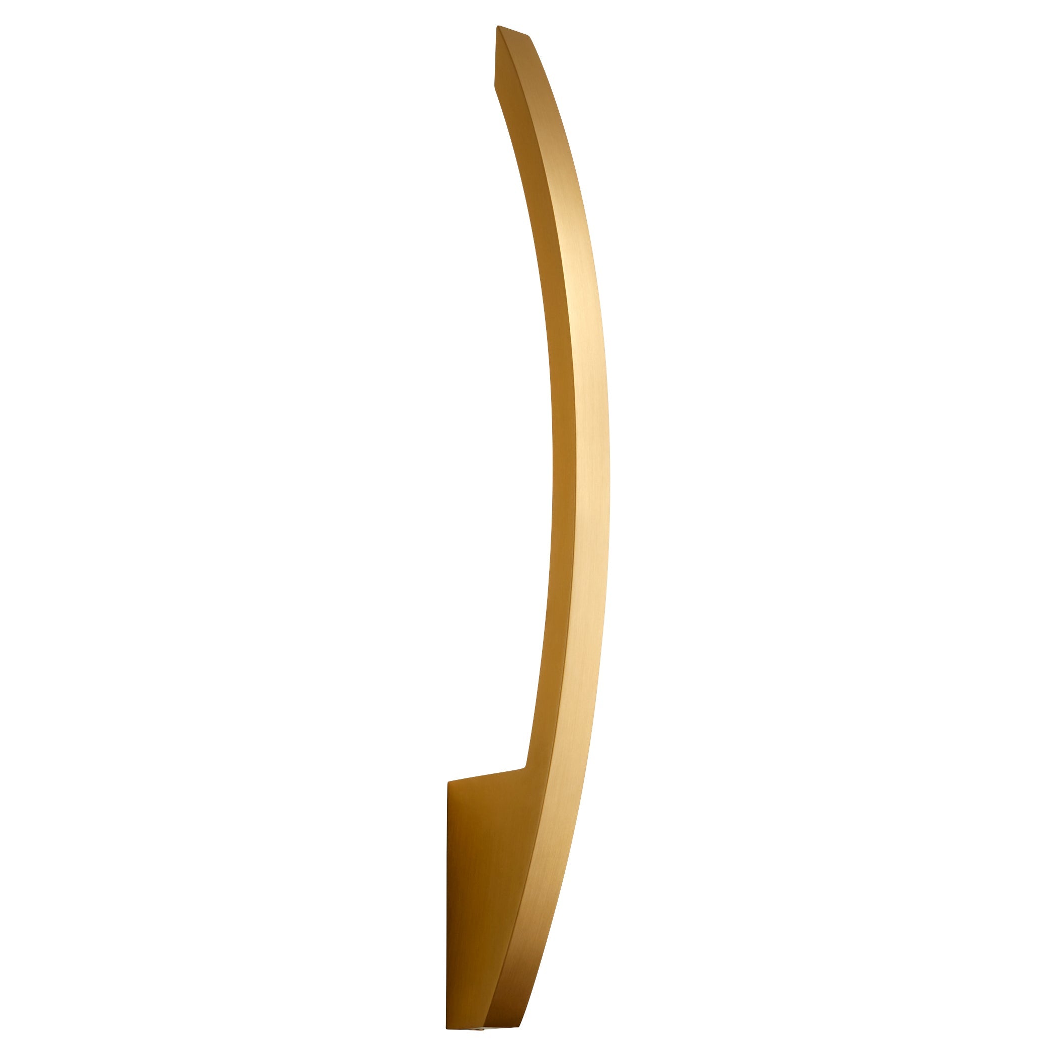 Oxygen Bolo 3 553 40 Modern Wall Sconce in Aged Brass - Perfect for Living Room, Bedroom, or Hallway Lighting