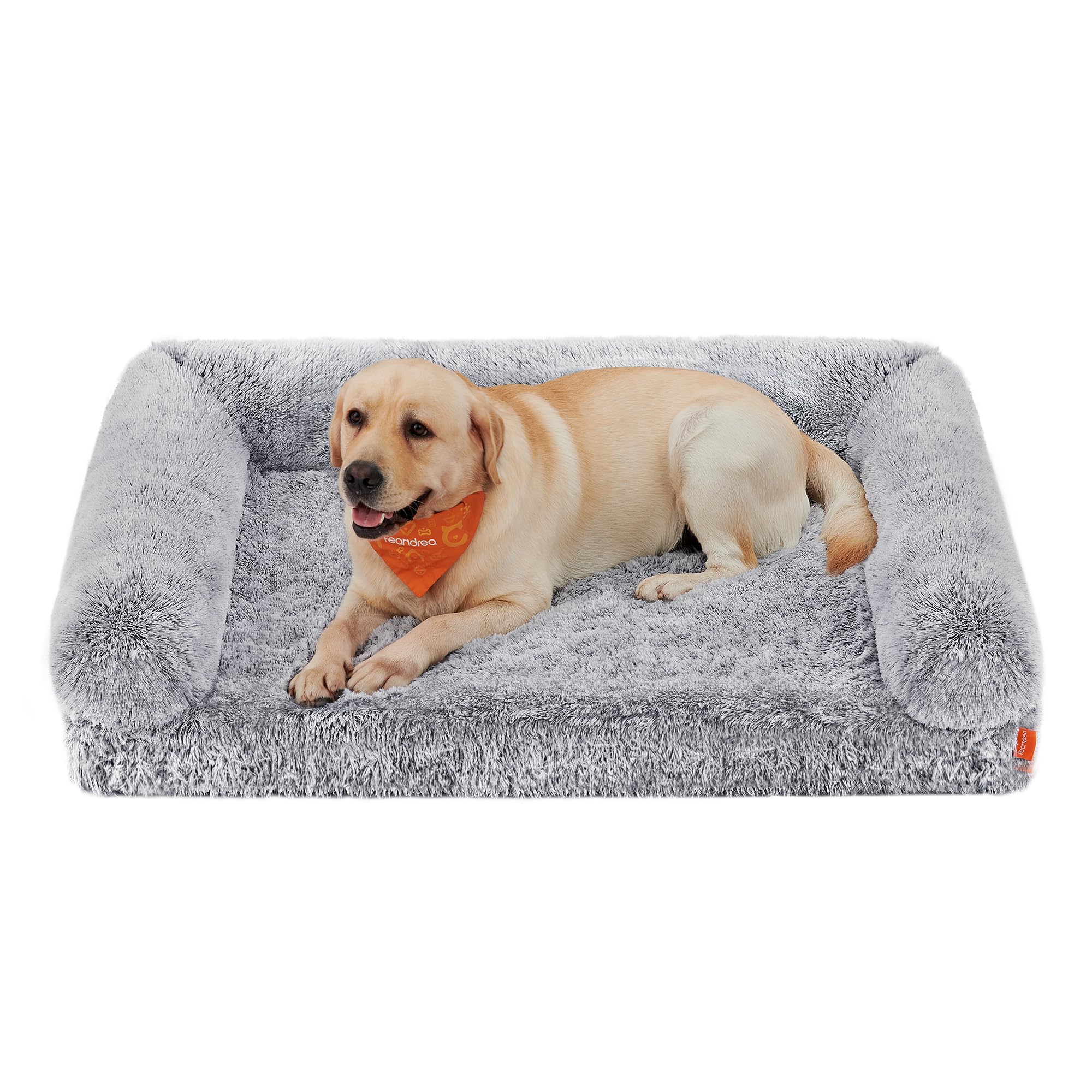 **Feandrea Orthopedic Dog Bed for Medium Dogs - Waterproof Pet Sofa with Removable Washable Cover, 36 x 27 x 9 Inches, Gray Ombré - Perfect for Living Room, Bedroom & Pet-Friendly Spaces**