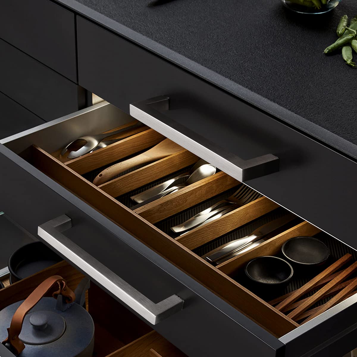 30 Pack Brushed Nickel Cabinet Pulls 6-1/4