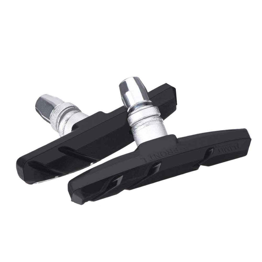 LINASHI Bicycle Brake Pads - 1 Pair Durable Bike Brake Shoes for Road & Mountain Bikes | High-Performance Brake Blocks for Cycling Safety | Perfect for Commuting, Trail Riding & Urban Cycling