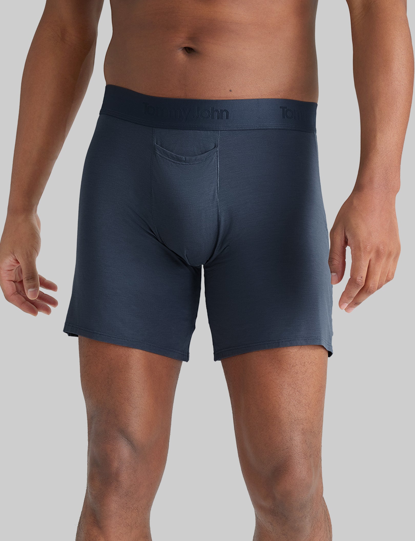 Second Skin Relaxed Fit Boxer Briefs - 6 Pack Ultra Soft Men's Underwear for All-Day Comfort | Perfect for Workout, Lounge & Sleep
