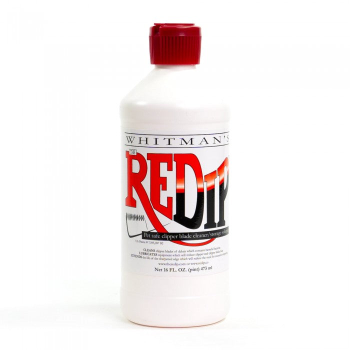 Whitman's REDIP Pet Safe Clipper Blade Cleaning Solution - 2 Sizes for Dog & Cat Grooming - Perfect for Professional & Home Use on Clippers, Trimmers & Shears