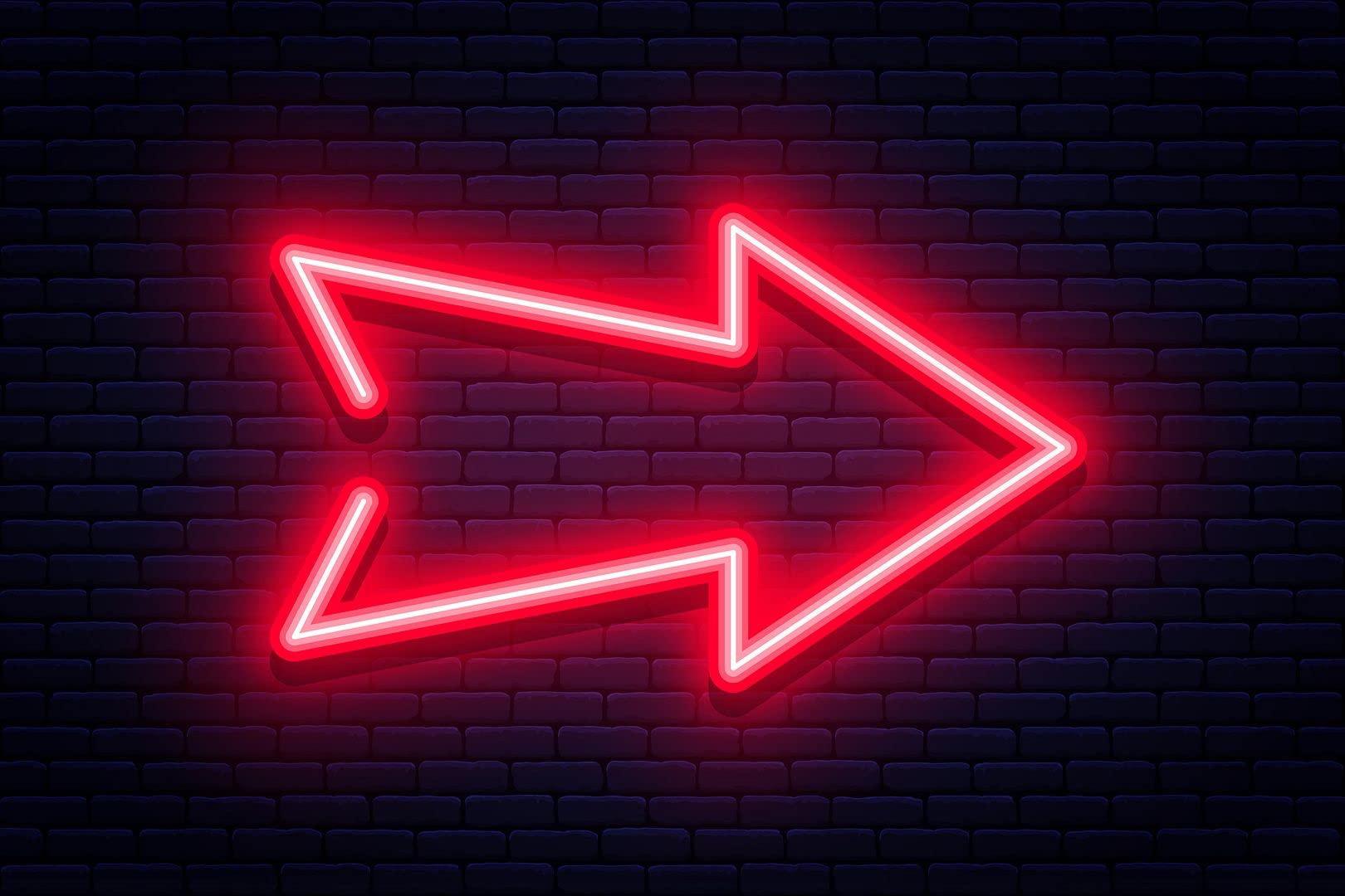 Arrow Neon Sign - Custom LED Wall Decor for Bedroom, Living Room & Party | Aesthetic Home Lighting for Wedding, Bathroom & Kitchen Décor | Perfect for Gifts, Bars & Cafe Ambiance