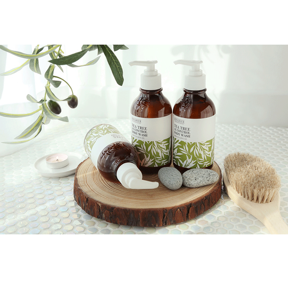 BONAJOUR Tea Tree AC Control Body Wash 300ml - Acne-Fighting Shower Gel for Oily & Sensitive Skin - Perfect for Daily Cleansing & Post-Workout Refreshment