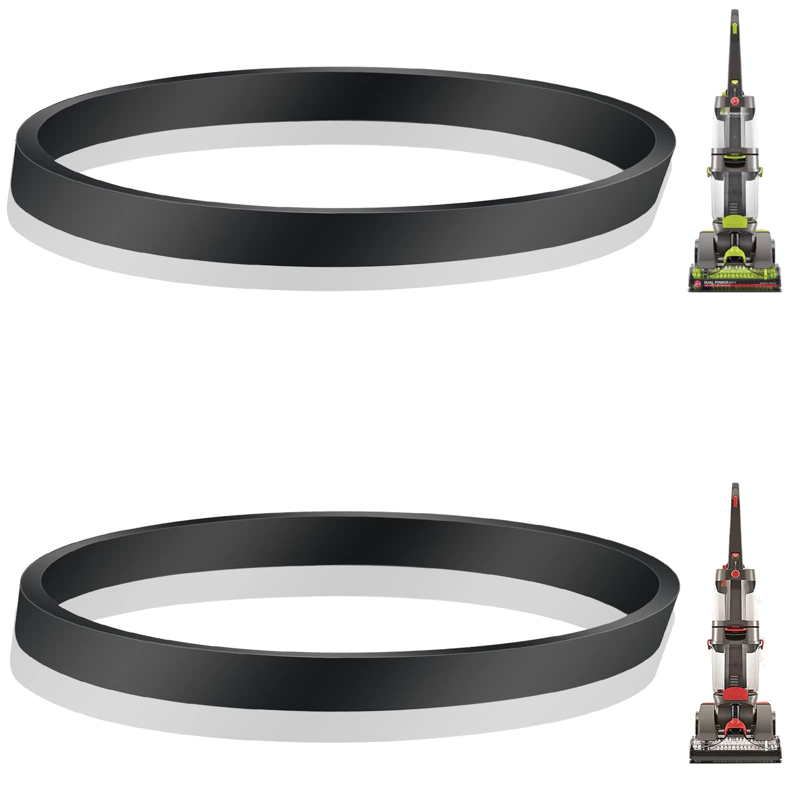 Hoover Dual Power Max Vacuum Cleaner Belt Replacement - Compatible with Models FH51000, FH51001, FH54000, FH51000RM, FH51000NC (Part #440005536) - Durable Vacuum Accessory for Deep Carpet Cleaning & Pet Hair Removal