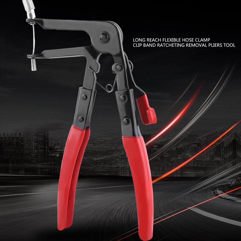Oil Water Pipe Repair Tool - Long Reach Hose Clamp Pliers for Automotive & Plumbing Repairs - Perfect for Tight Spaces in Car Engines and Home Water Pipe Fixes