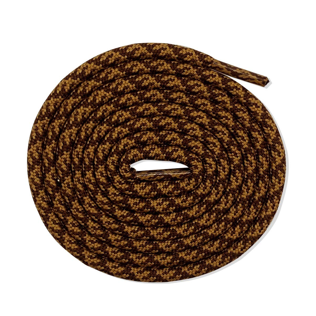 Mercury + Maia Heavy Duty Hiking Boot Laces - Round SuperRope Shoelaces for Outdoor & Work Boots (2 Pairs, Made in USA) - Perfect for Hiking, Camping & Construction Work