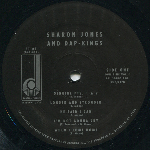 Sharon Jones & The Dap Kings - Soul Time! Limited Edition LP Vinyl Record (RSD Exclusive, Compilation, VG+ Condition) - Perfect for Soul Music Collectors & Vinyl Enthusiasts
