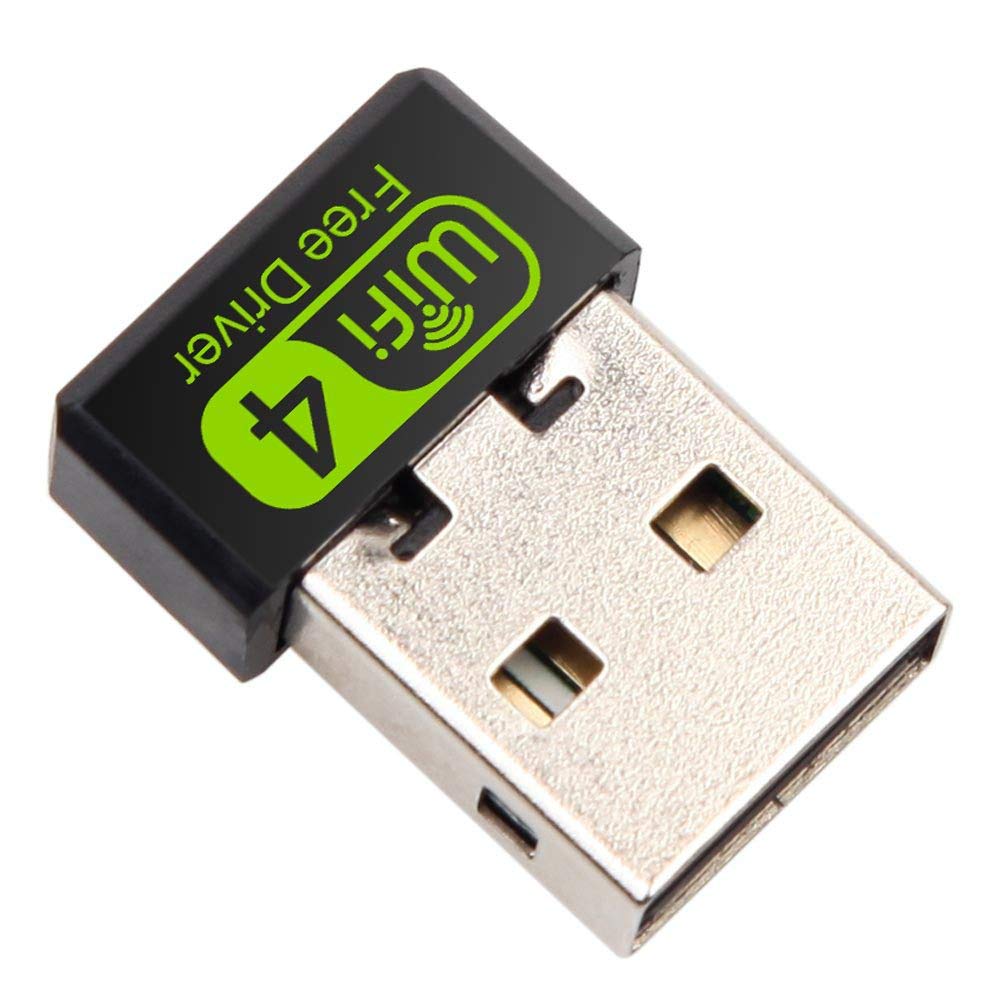 PARMI USB WiFi Adapter 150Mbps - 2.4GHz Wireless Network Adapter for Laptop, Desktop, PC - Mini WiFi Dongle with High-Speed Internet Connection - Compatible with Windows 10/8/8.1 - Perfect for Home Office, Online Gaming & Streaming