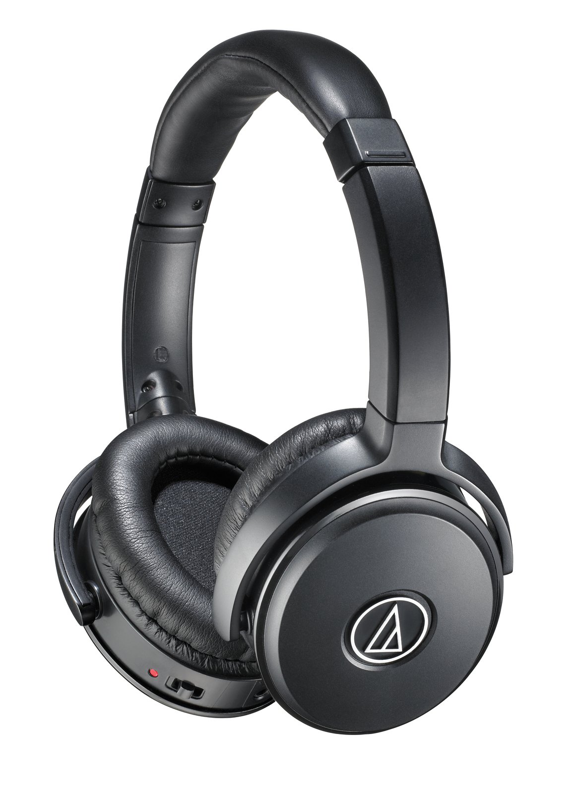 Audio-Technica ATH-ANC29 QuietPoint Active Noise-Cancelling Over-Ear Headphones with Microphone - Wireless Bluetooth Headphones for Travel, Work & Music Listening
