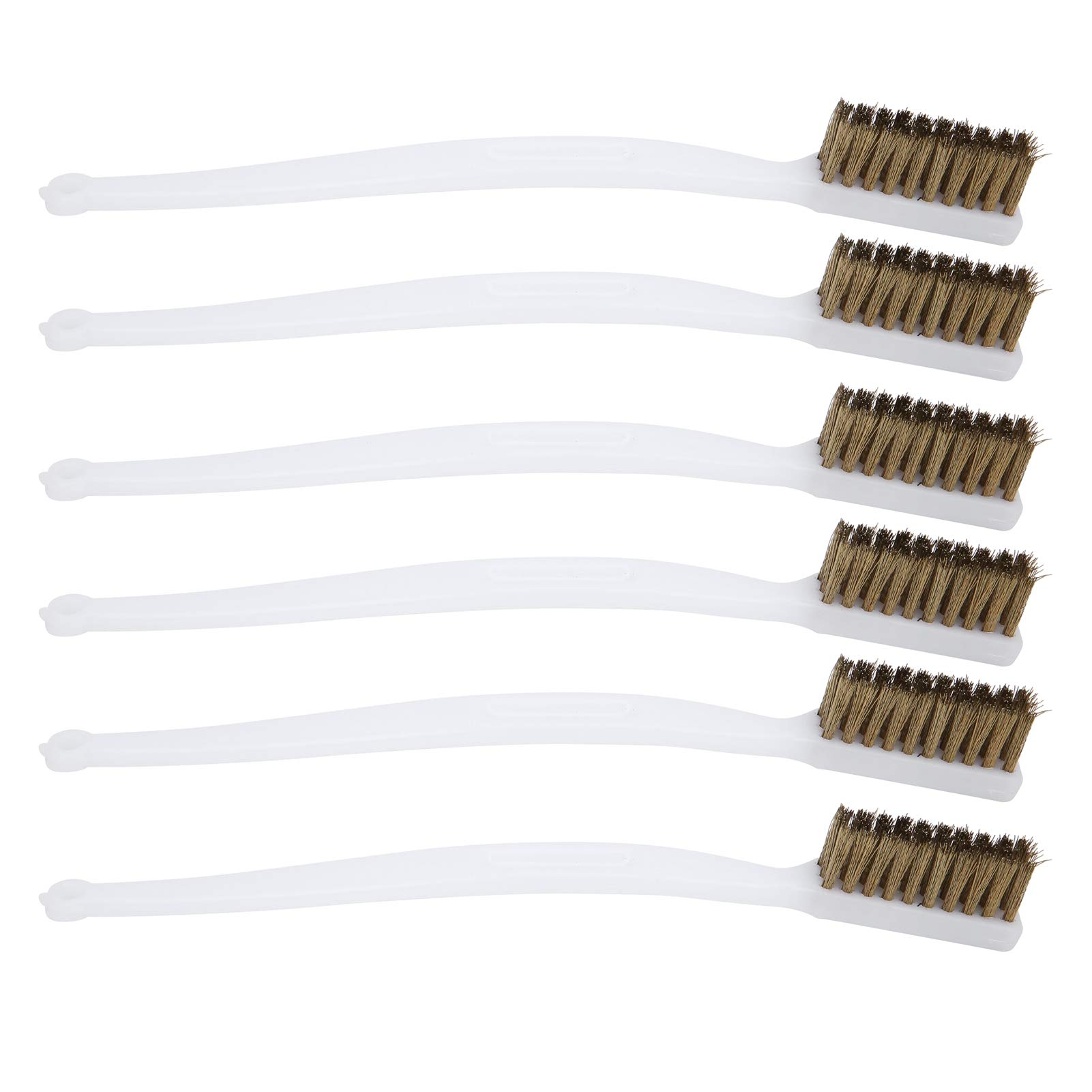Copper Wire Brush for Rust Removal & Cleaning - Heavy Duty Industrial Wire Brush for Nozzle, Metal, and Surface Cleaning - Ideal for Industrial Maintenance, Automotive Repair, and DIY Projects