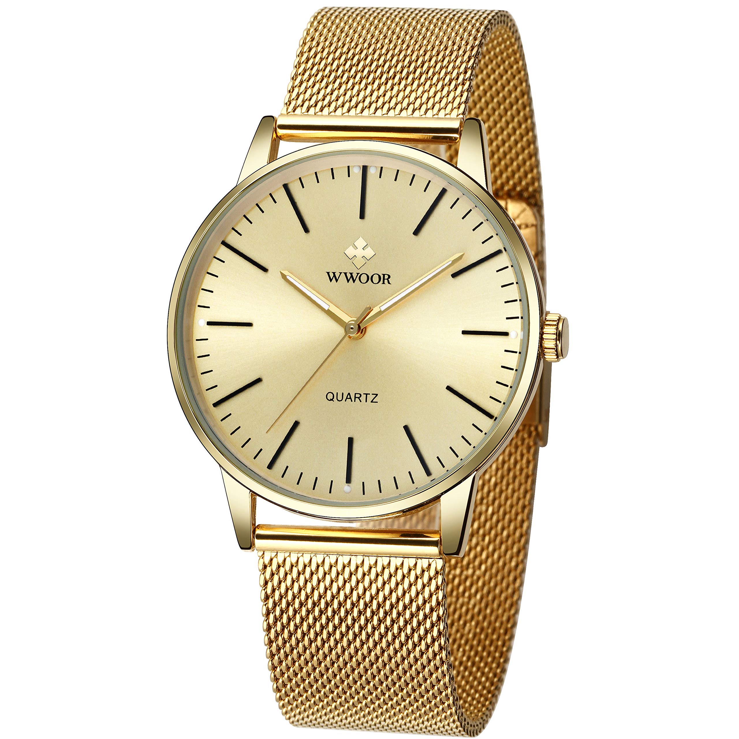 Luxury Men's Chronograph Watch - Stainless Steel & Metal Waterproof Wristwatch with Date Display | Perfect for Business, Casual Wear & Outdoor Activities