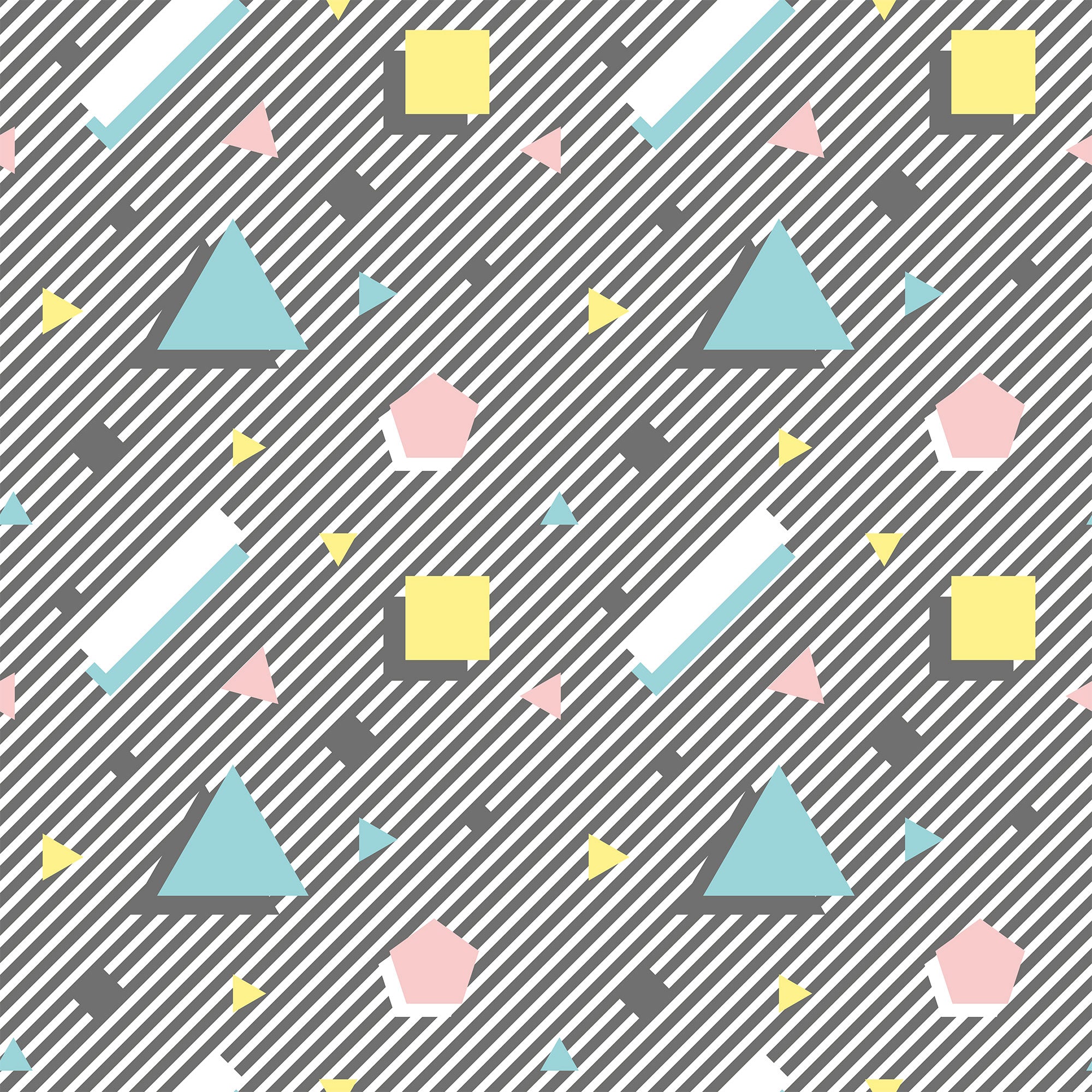 Kids Wallpaper Sample - Pink & Similar Tones 001 | Nursery, Bedroom, Playroom Decor