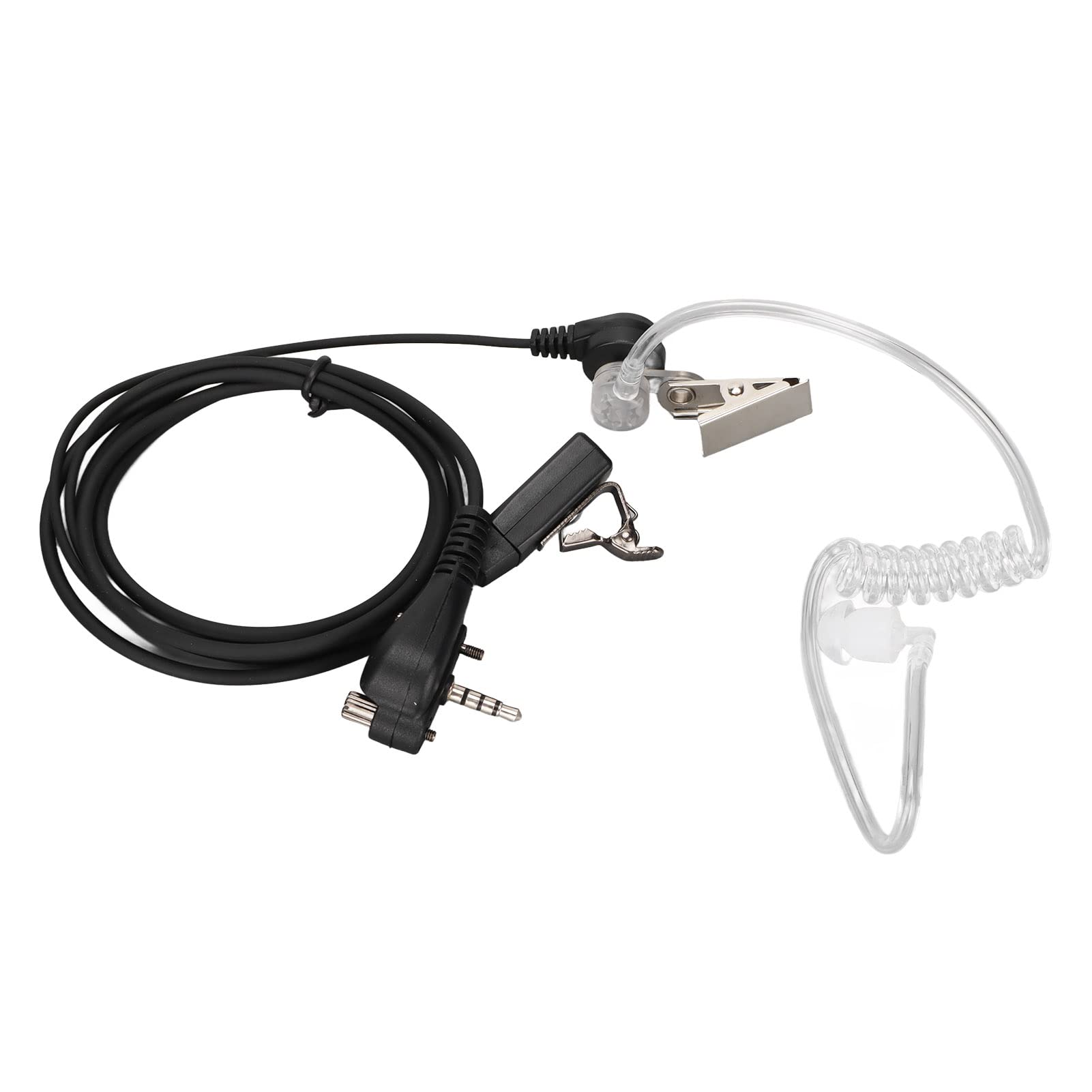 Air Tube Headset with Stretchable Wire - Compatible with EVX534, EVX530 & VX428 - Noise-Reducing Acoustic Tube Headset for Clear Communication | Ideal for Construction, Security & Outdoor Work