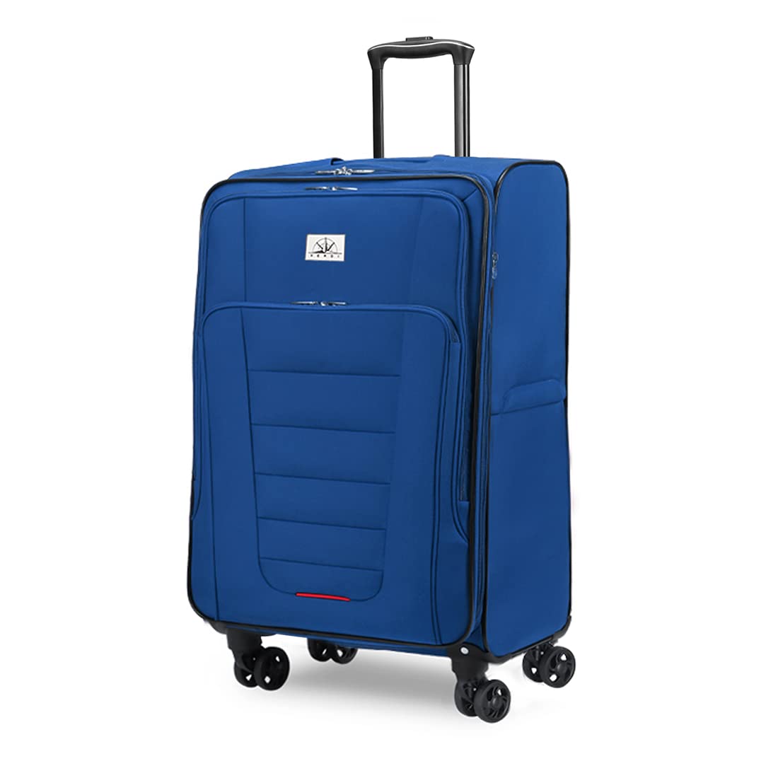 Verdi 24 Inch Lightweight Expandable Spinner Luggage - Softside Medium Suitcase with 8-Wheel Spinners for Travel, Business Trips & Weekend Getaways