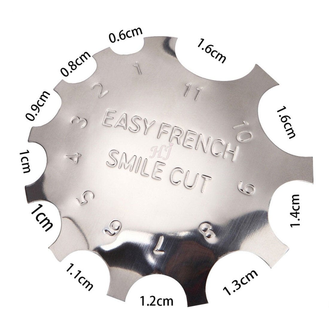 Easy French Smile Line Cut Tool - Professional Cake Decorating Scissors for Perfect Pastry Designs | Ideal for Bakers, Home Chefs & DIY Dessert Lovers