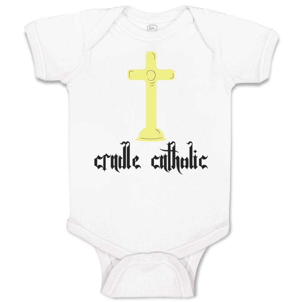 Custom Baby Bodysuit - Soft Cotton Christian Jesus God Onesie for Boys & Girls - Perfect for Baptism, Church, and Family Photos