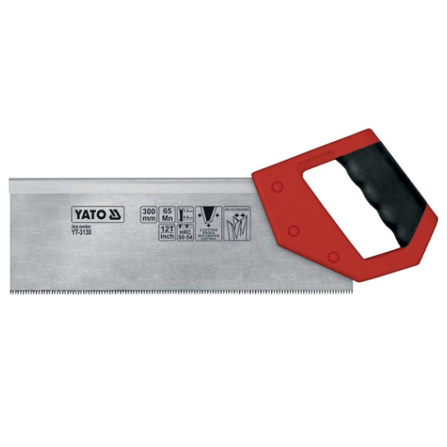 YT-3130 - 300mm Back Saw for Woodworking & Carpentry | Precision Cutting Tool for DIY Projects & Professional Use