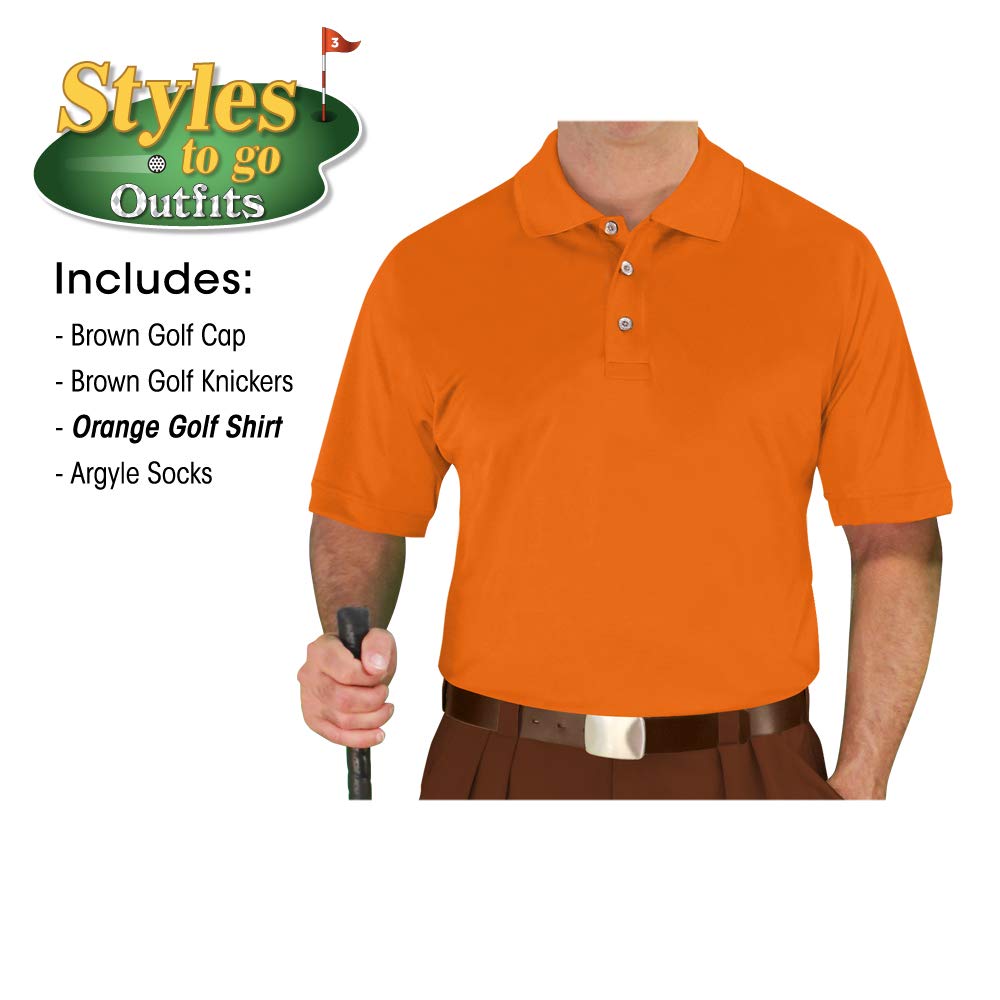 Styles To Go - Men's Complete Golf Outfit Set with Polo Shirt, Cap & Socks - Perfect for Golf Tournaments, Country Club Events & Casual Weekend Play