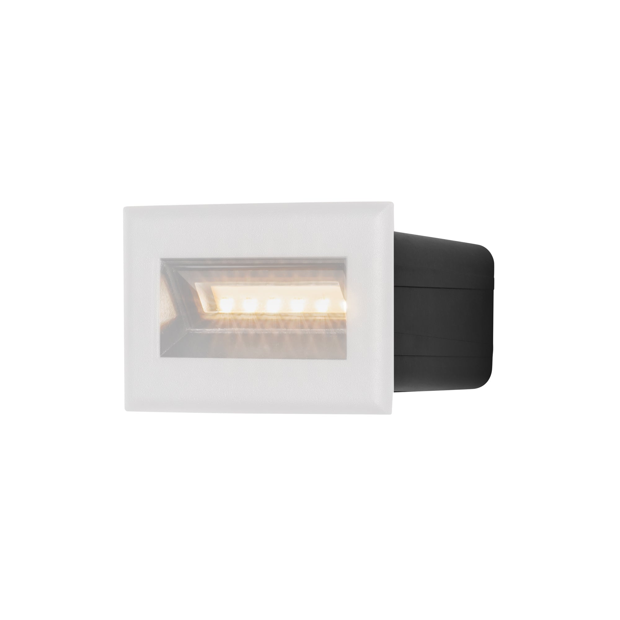 Bosca Recessed Wall Light 3W/5W LED - Black & White Modern Fixture for Bedroom, Hallway & Staircase Lighting