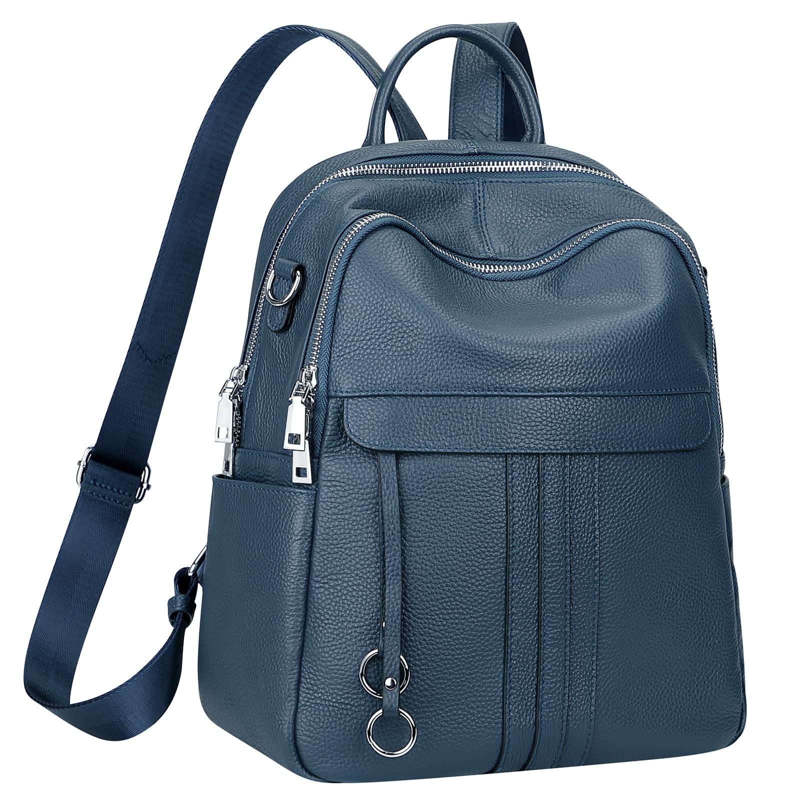 ALTOSY Genuine Leather Backpack Purse for Women - Convertible Shoulder Bag & Stylish Laptop Bag - Perfect for Work, Travel & College