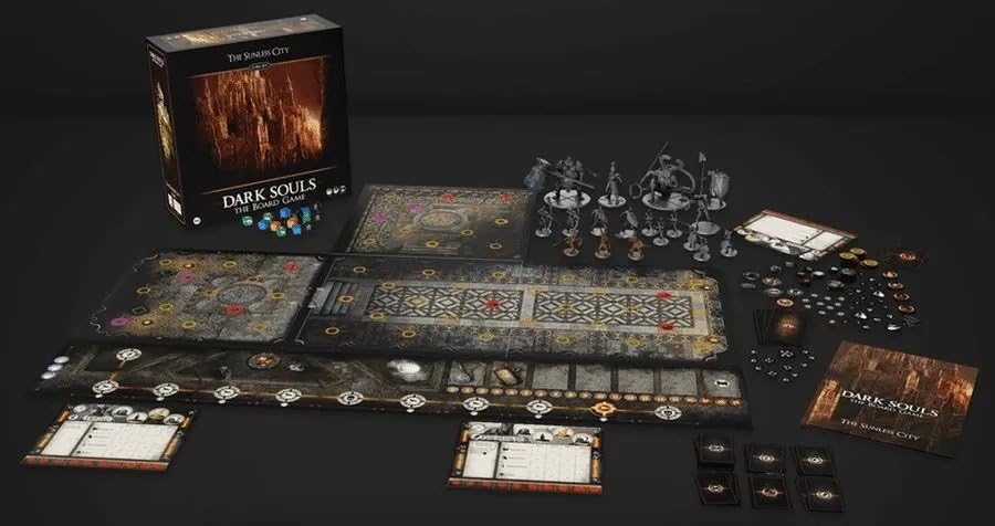 Dark Souls: The Board Game – The Sunless City Core Set | Strategic Fantasy Adventure Game by Steamforged Games | 1-3 Players | 120-150 Min Playtime | Perfect for Family Game Night & Adult Game Parties | Ages 14+ | Ideal for Dark Fantasy Lovers & Tabletop RPG Enthusiasts